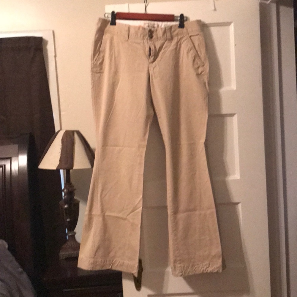 Old Navy Perfect Superflare Khaki size 12 reg